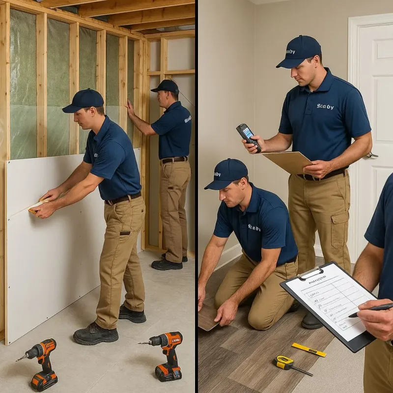 Repairs and Reconstruction process in Colony Park, PA
